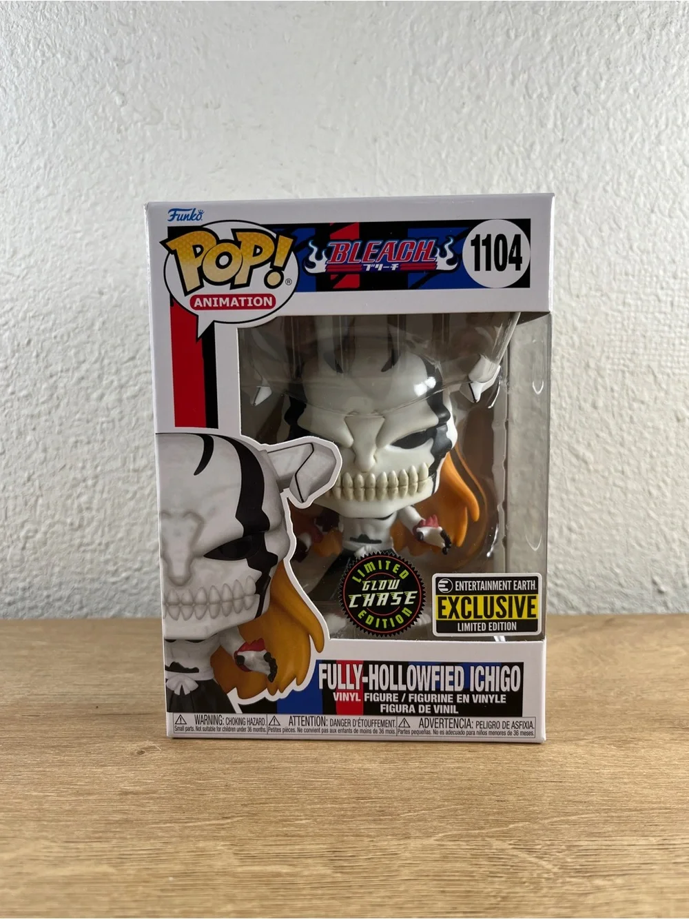 Fully-Hollowfied Ichigo Glow Chase Funko Pop #1104 Entertainment Earth NEAR MINT
